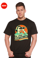 Funny Retro Woman Unisex Bamboo/Cotton Graphic T-Shirt Spun Bamboo