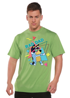Rad Dad Bluey Men's Bamboo Short Sleeve Graphic T-Shirt Spun Bamboo