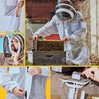 Professional Triple Layer Ventilated Full Beekeeping Suit Sting Stopper