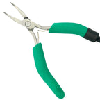 Grounded Bent Nose Pliers for Permanent Jewelry