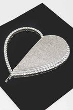 Heart Shape Rhinestone Handle Iconic Clutch Hailey Brook Designs