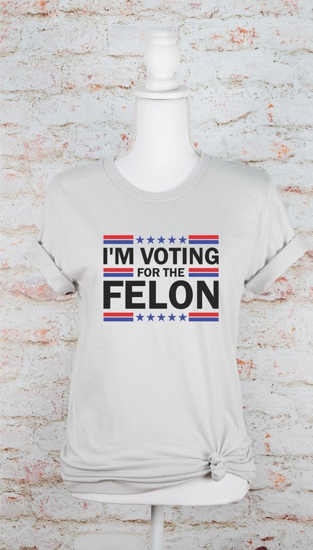 I'm Voting for the Felon Softstyle Plus Size Tee