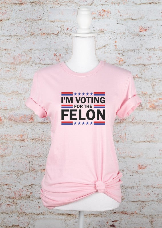 I'm Voting for the Felon Softstyle Plus Size Tee