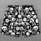 Buckets & Bones - Shorts - Black Bigger Than Basketball