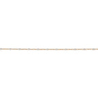 Pure White Paperclip Enamel Gold Fill Chain, 1.5MM, Chain for Permanent Jewelry