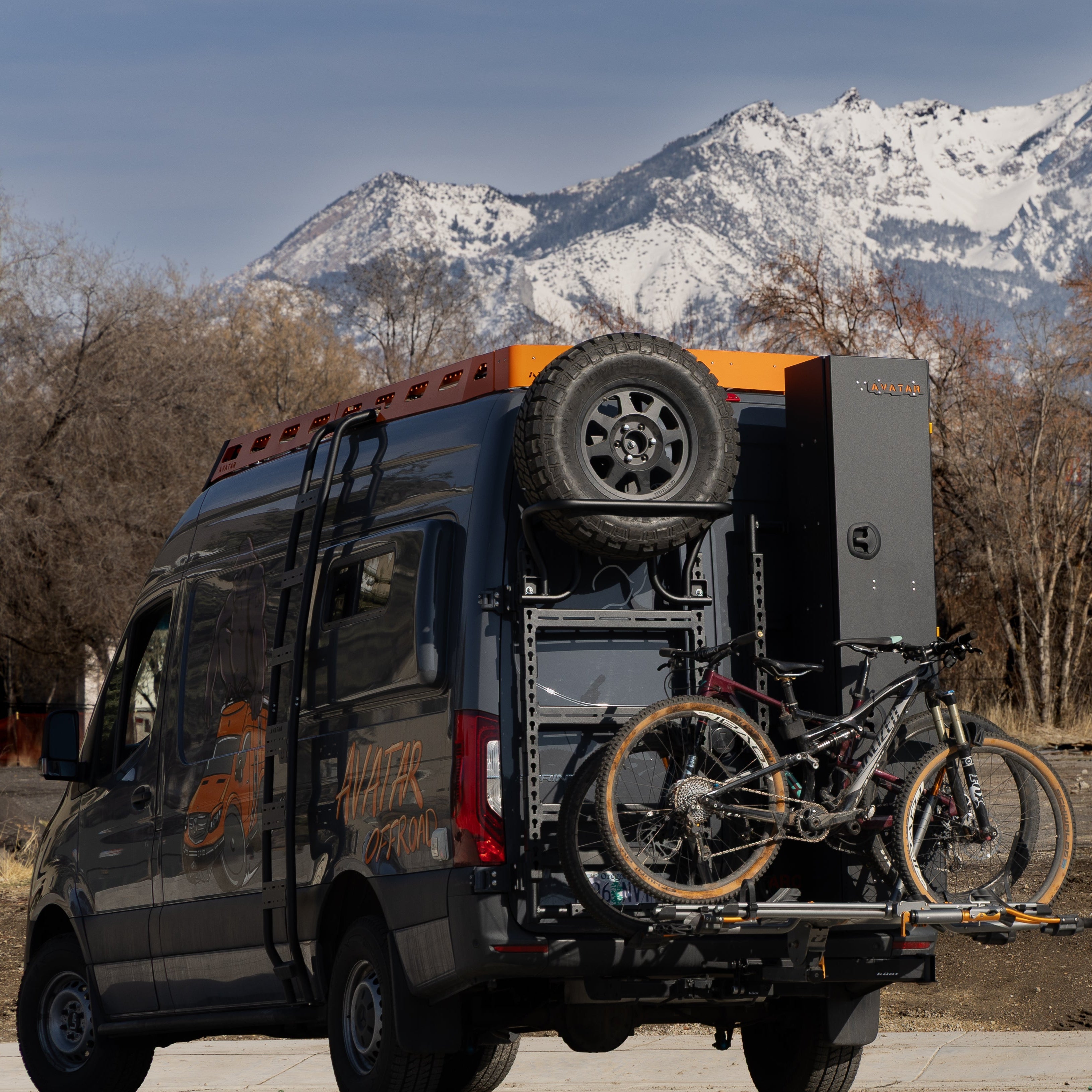 Avatar Massif – Van Rear Door Storage Mounting System