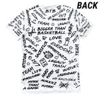 Emotions - Performance Compression T-Shirt - White Bigger Than Basketball