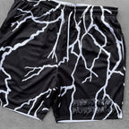 Lightning Strike - Shorts - Black Bigger Than Basketball