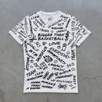 Emotions - Performance Compression T-Shirt - White Bigger Than Basketball