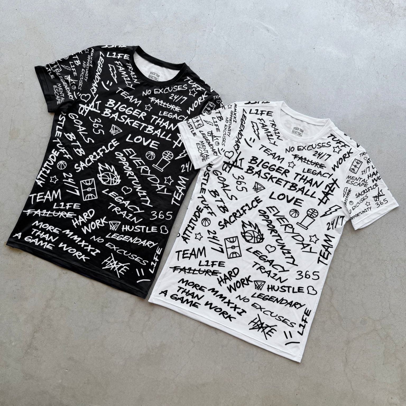 Emotions - Performance Compression T-Shirt - White