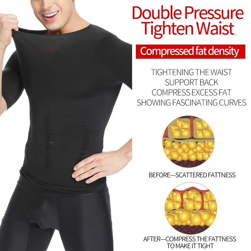Men Slimming Body Shaper Belly Control Shapewear Man Shapers Modeling Underwear Waist Trainer Corrective Posture Vest Corset Fury Fits