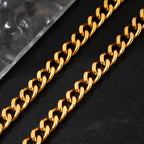 1Pc Men's Punk Stainless Steel Peach Snake Chain Necklace Gift for Birthday & Anniversary Fury Fits