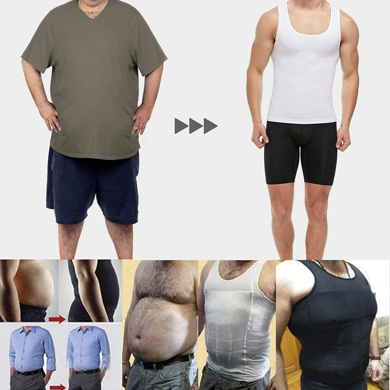 Men Slimming Body Shaper Belly Control Shapewear Man Shapers Modeling Underwear Waist Trainer Corrective Posture Vest Corset Fury Fits