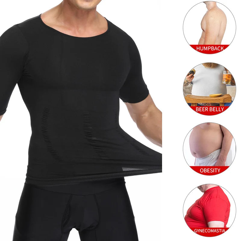 Men Slimming Body Shaper Belly Control Shapewear Man Shapers Modeling Underwear Waist Trainer Corrective Posture Vest Corset Fury Fits