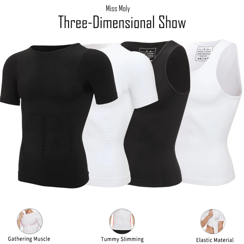 Men Slimming Body Shaper Belly Control Shapewear Man Shapers Modeling Underwear Waist Trainer Corrective Posture Vest Corset Fury Fits