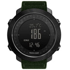 NORTH EDGE Men's sport Digital watch Hours Running Swimming Military Army watches Altimeter Barometer Compass waterproof 50m Fury Fits