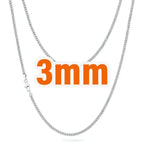 USA Local Fast Shipping 14K Gold Plated Curb Cuban Link Chain 3mm Women Stainless Steel Waterproof Jewelry Men Miami Necklace Fury Fits