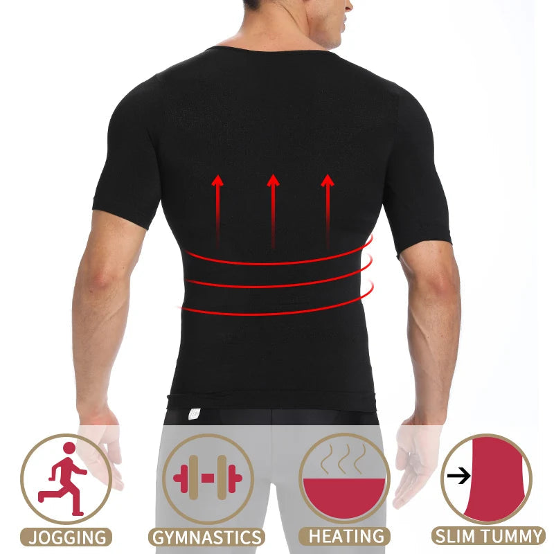 Men Slimming Body Shaper Belly Control Shapewear Man Shapers Modeling Underwear Waist Trainer Corrective Posture Vest Corset Fury Fits