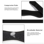 1 Piece Knee Patellar Tendon Knee Support Strape Brace Adjustable Shock Absorption Compression Knee Pad Sleeve for Basketball Fury Fits