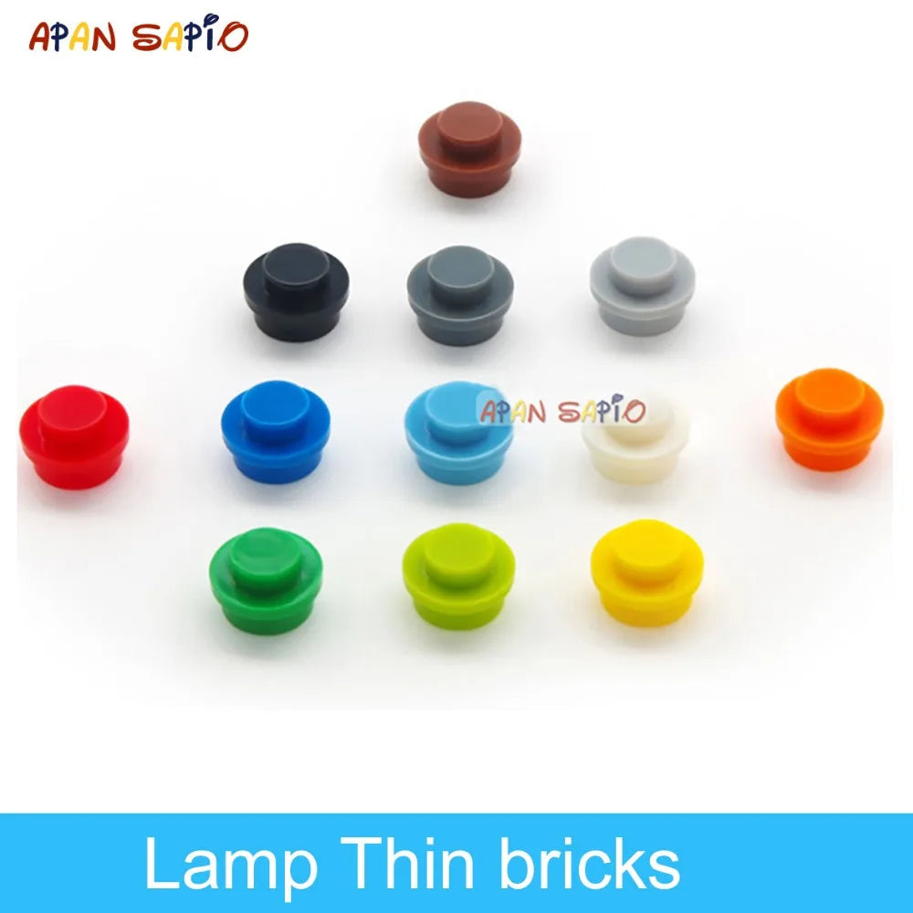 600pcs DIY Building Blocks Thin Figures Bricks Lamp 12Colors Educational Creative Size Compatible With 4037 Toys for Children Fury Fits