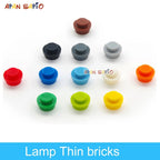 600pcs DIY Building Blocks Thin Figures Bricks Lamp 12Colors Educational Creative Size Compatible With 4037 Toys for Children Fury Fits