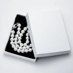 Fast Shipping From US Warehouse Bohemian Stylish 925 Silver 6mm/8mm Shell White Pearl Beads Necklace Jewelry for Women Gift Fury Fits