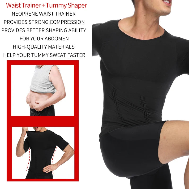 Men Slimming Body Shaper Belly Control Shapewear Man Shapers Modeling Underwear Waist Trainer Corrective Posture Vest Corset Fury Fits