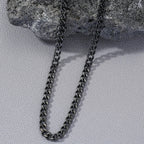 1Pc Men's Punk Stainless Steel Peach Snake Chain Necklace Gift for Birthday & Anniversary Fury Fits