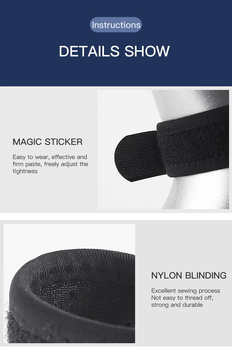 1 Piece Knee Patellar Tendon Knee Support Strape Brace Adjustable Shock Absorption Compression Knee Pad Sleeve for Basketball Fury Fits