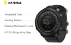 NORTH EDGE Men's sport Digital watch Hours Running Swimming Military Army watches Altimeter Barometer Compass waterproof 50m Fury Fits