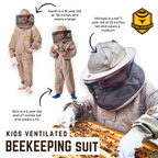 Kids Ventilated Beekeeping Suit Sting Stopper