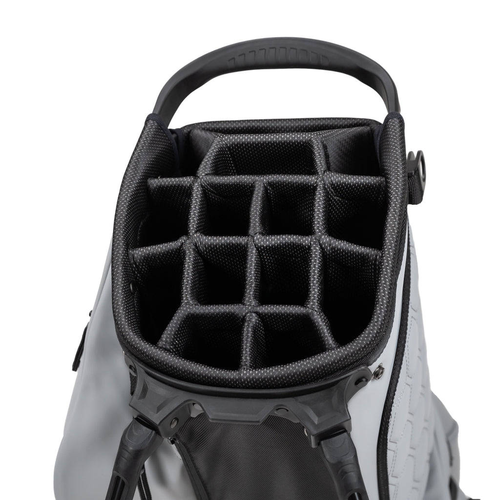 LUX 9.5" 14-Way Hybrid Stand Bag: Fossil (Gray)