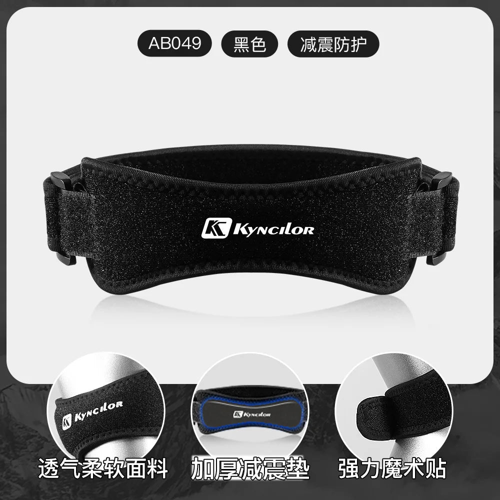 Sports Compression Professional Patella Strap Outdoor Running Fitness Knee Support Special Sleeve for Men Shock Absorption Breat Fury Fits
