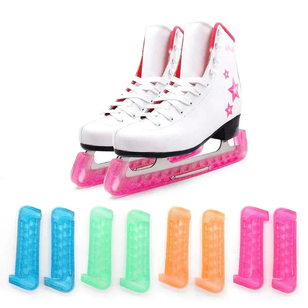 Ice Skate Blade Covers  Soft Plastic Protectors for Women Men Youth and Kids