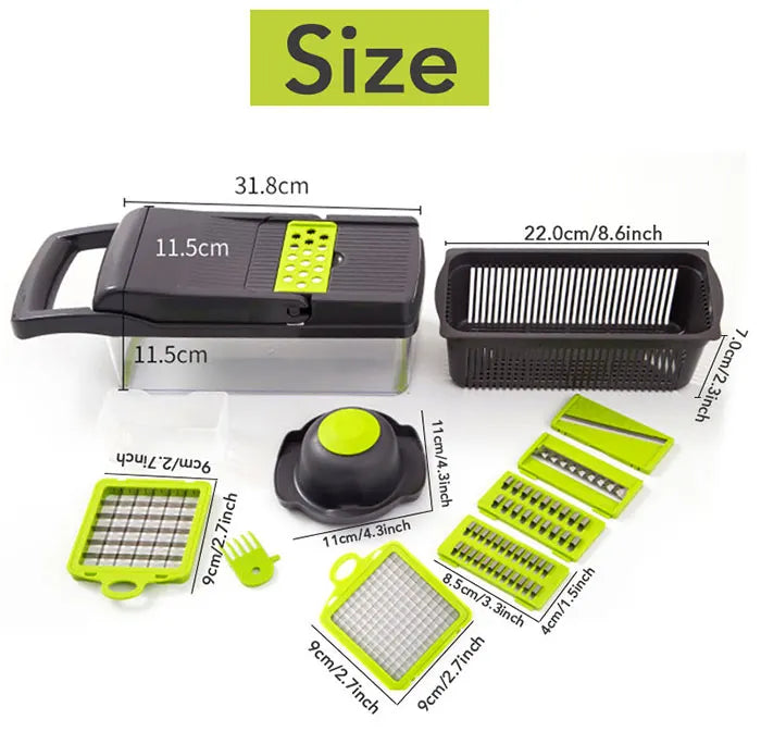 Vegetable Chopper Multifunctional Grater Cutter Kitchen Accessories Manual Fruit Slicer Potatos Shredders Cheese Onions Slicers Fury Fits