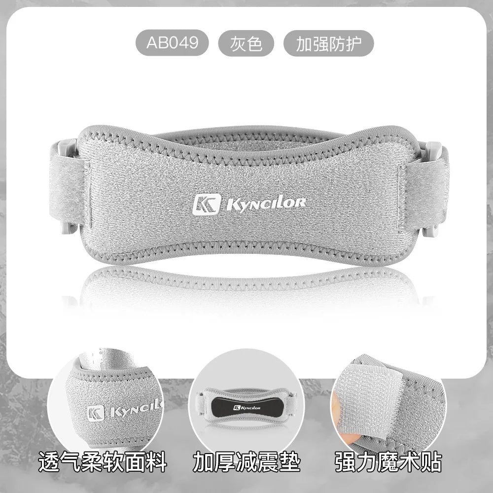 Sports Compression Professional Patella Strap Outdoor Running Fitness Knee Support Special Sleeve for Men Shock Absorption Breat Fury Fits