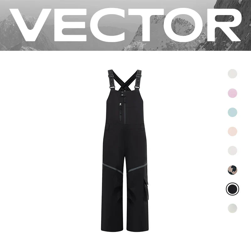 Ski Bib Overalls: Waterproof Snowboard Jumpsuit for Men & Women 24 Hour Sport