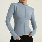 Women's Lightweight Zip-Up Running Jacket | Quick-Dry Yoga Top 24 Hour Sport