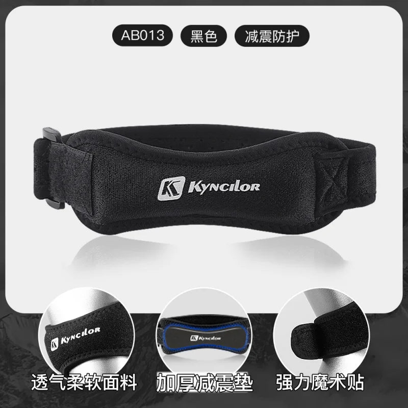 Sports Compression Professional Patella Strap Outdoor Running Fitness Knee Support Special Sleeve for Men Shock Absorption Breat Fury Fits