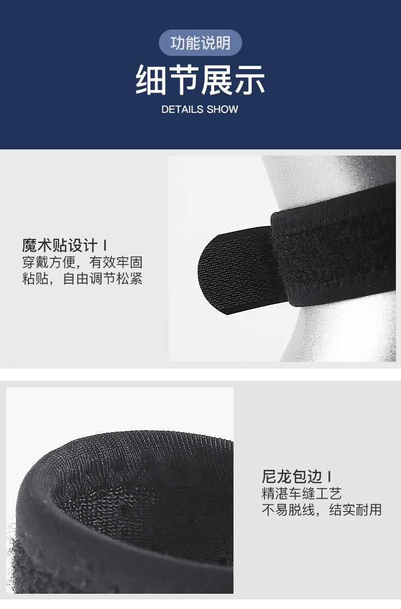 Sports Compression Professional Patella Strap Outdoor Running Fitness Knee Support Special Sleeve for Men Shock Absorption Breat Fury Fits