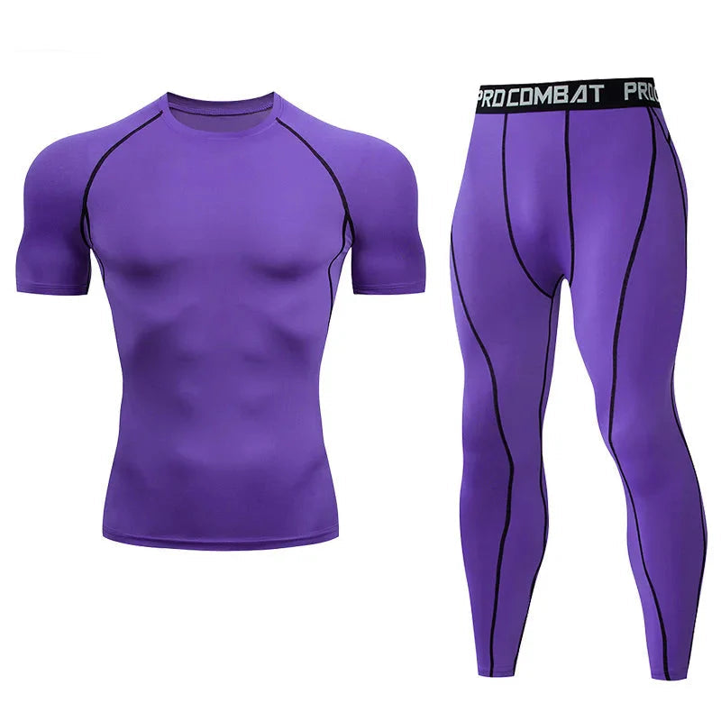 Men's Compression Fitness Gear for Gym 24 Hour Sport