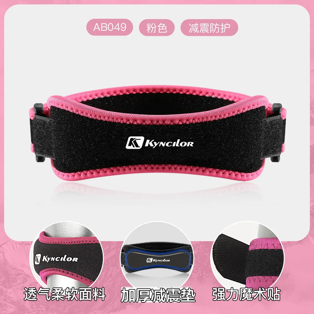 Sports Compression Professional Patella Strap Outdoor Running Fitness Knee Support Special Sleeve for Men Shock Absorption Breat Fury Fits
