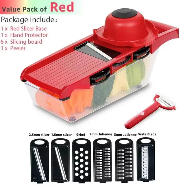 Vegetable Chopper Multifunctional Grater Cutter Kitchen Accessories Manual Fruit Slicer Potatos Shredders Cheese Onions Slicers Fury Fits