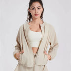 Women's Anti-UV Running Jacket - UPF50+ Quick Dry Hoodie 24 Hour Sport