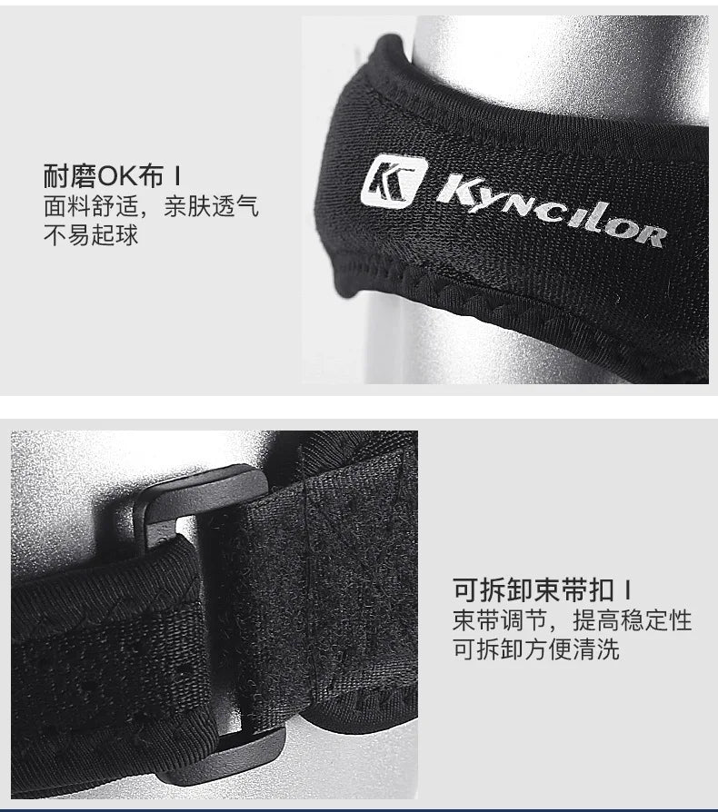 Sports Compression Professional Patella Strap Outdoor Running Fitness Knee Support Special Sleeve for Men Shock Absorption Breat Fury Fits