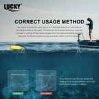 FFC1108-1 Alarm 100M Portable Sonar Fish Finders 45 degrees Sonar Coverage Echo Sounder Alarm Transducer Lake Sea Fishing Fury Fits