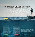 FFC1108-1 Alarm 100M Portable Sonar Fish Finders 45 degrees Sonar Coverage Echo Sounder Alarm Transducer Lake Sea Fishing Fury Fits