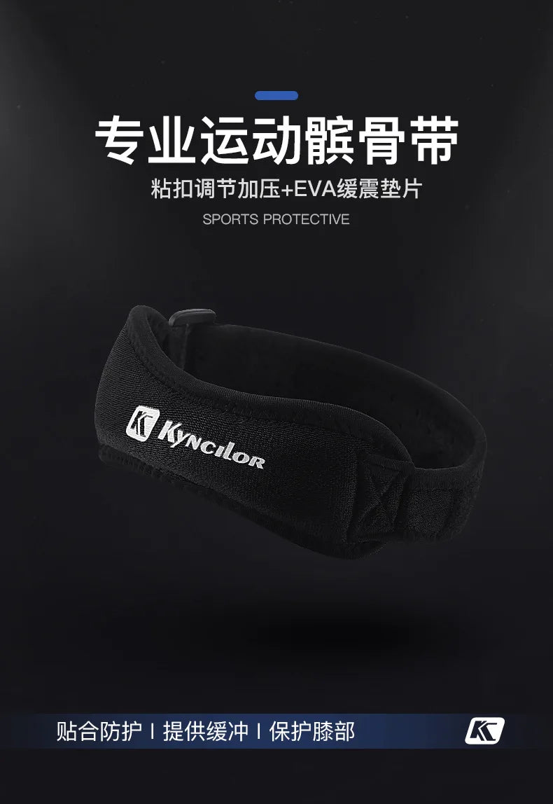 Sports Compression Professional Patella Strap Outdoor Running Fitness Knee Support Special Sleeve for Men Shock Absorption Breat Fury Fits