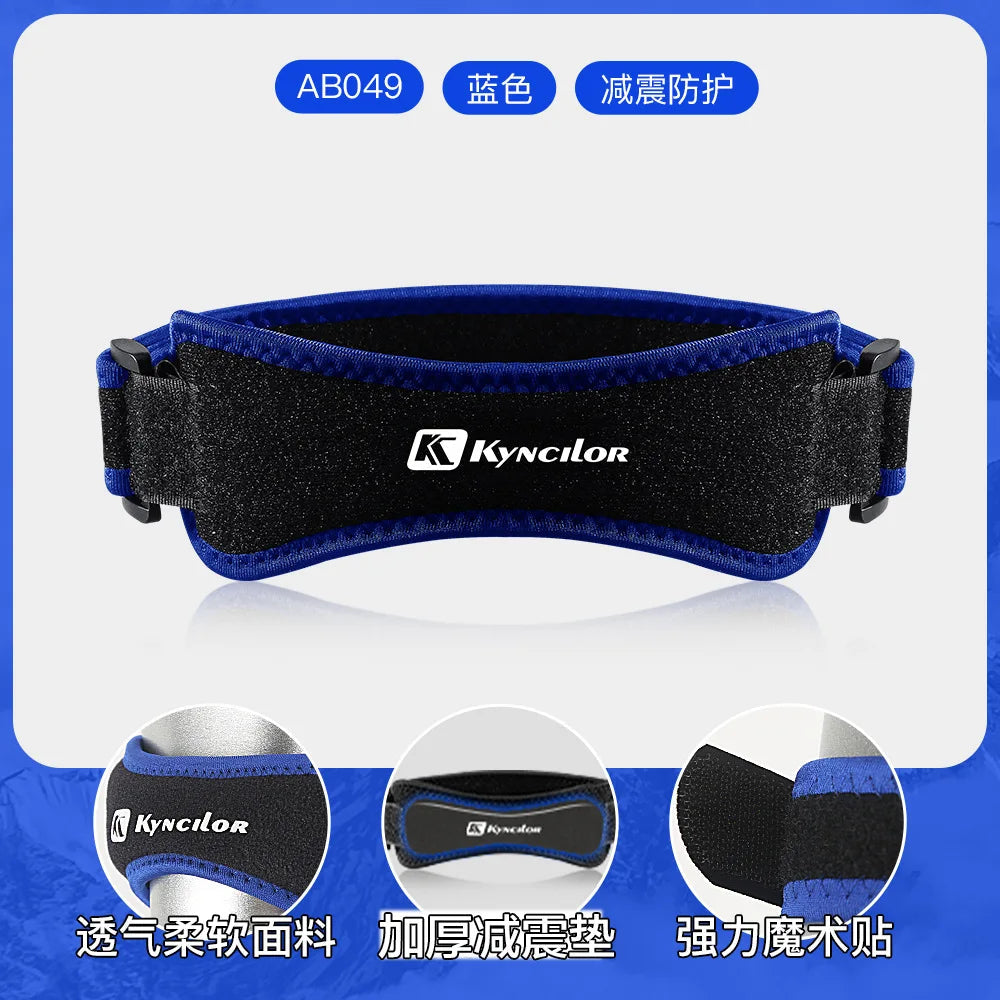 Sports Compression Professional Patella Strap Outdoor Running Fitness Knee Support Special Sleeve for Men Shock Absorption Breat Fury Fits