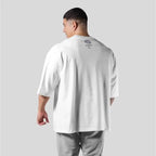 Men's Cotton Gym T-Shirt - Loose Bodybuilding & Running Tee 24 Hour Sport
